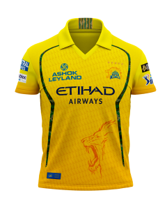 All-New CSK Match Jersey 2026 - Dhoni - Kids