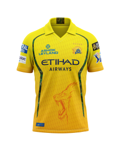 All-New CSK Match Jersey 2026 - Dhoni - Adults