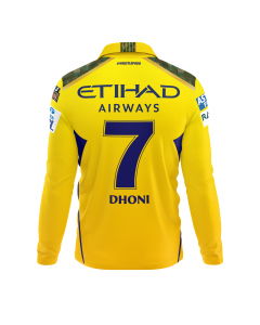 2024 Official Match Jersey - Dhoni 7 - Adult (F/S)