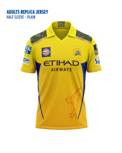  MATCH JERSEY PLAIN- ADULTS (HALF SLEEVE)