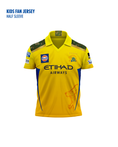 FAN JERSEY - KIDS DHONI #7 (HALF SLEEVE)