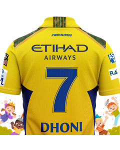 2024 Official Match Jersey - Dhoni 7 - Kids