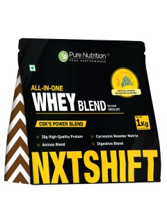 Whey Protein Blend Belgian Chocolate 1Kg Pouch 