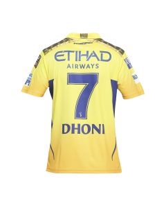 CSK Fan Jersey - Dhoni 7 (Half Sleeve)